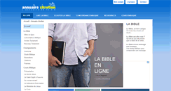 Desktop Screenshot of annuairechretien.com